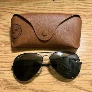 ray ban polarized aviators